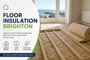 flyer for floor insulation Brighton